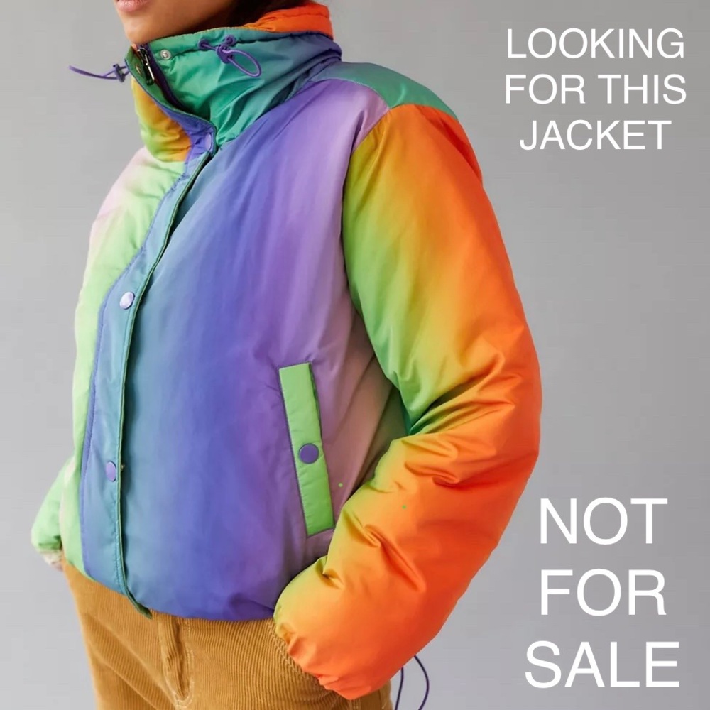 ISO IN SEARCH OF bdg isla lightweight funnel neck puffer jacket multi